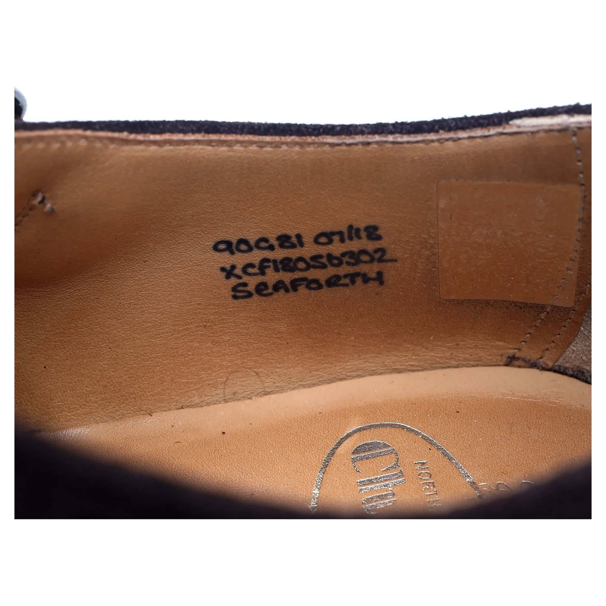 'Seaforth' Dark Brown Suede Double Monk Strap UK 9 G