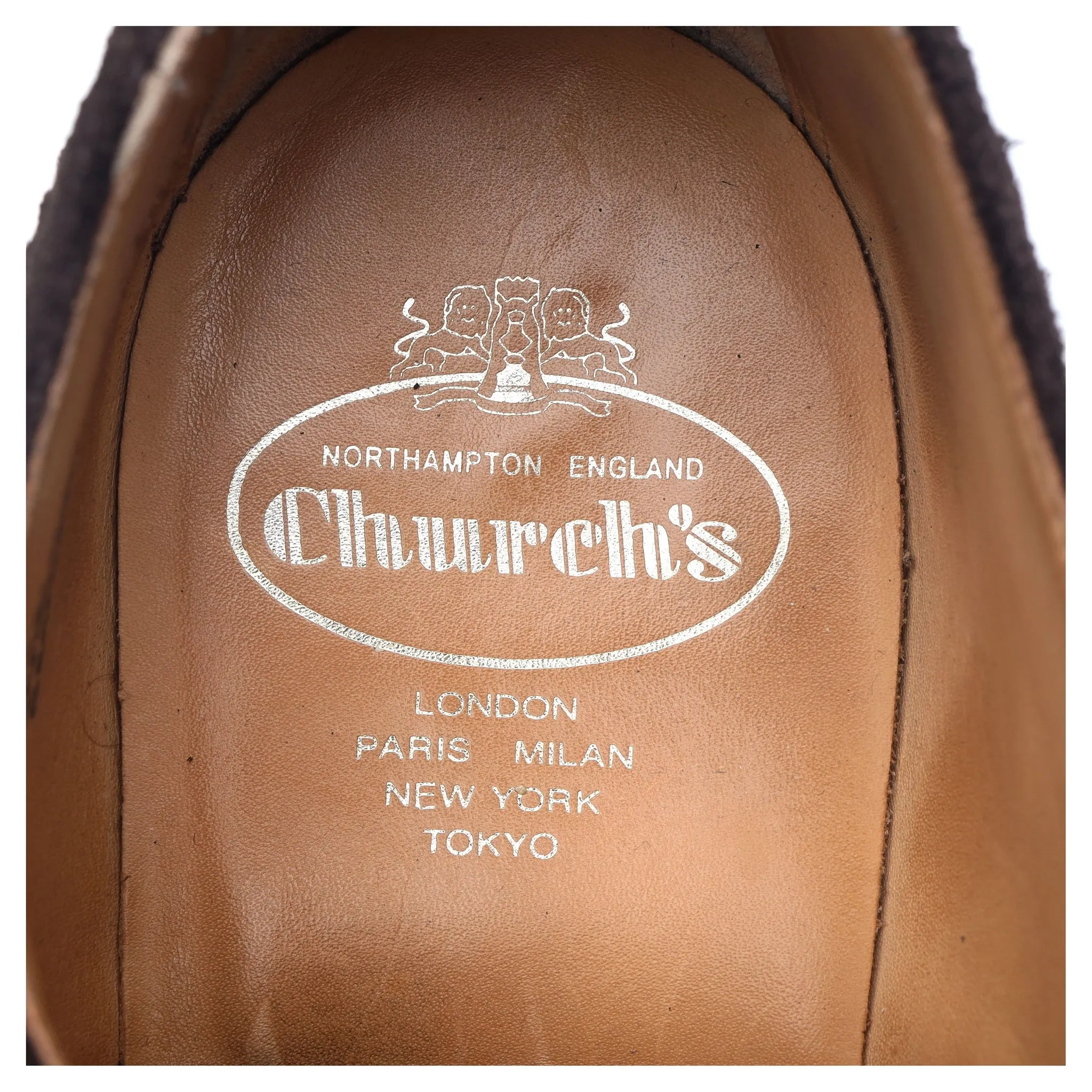 'Seaforth' Dark Brown Suede Double Monk Strap UK 9 G
