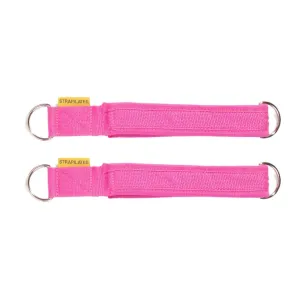 Single Loop Pilates Straps (Pink)