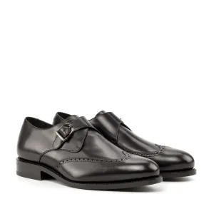Single Monk black box calf