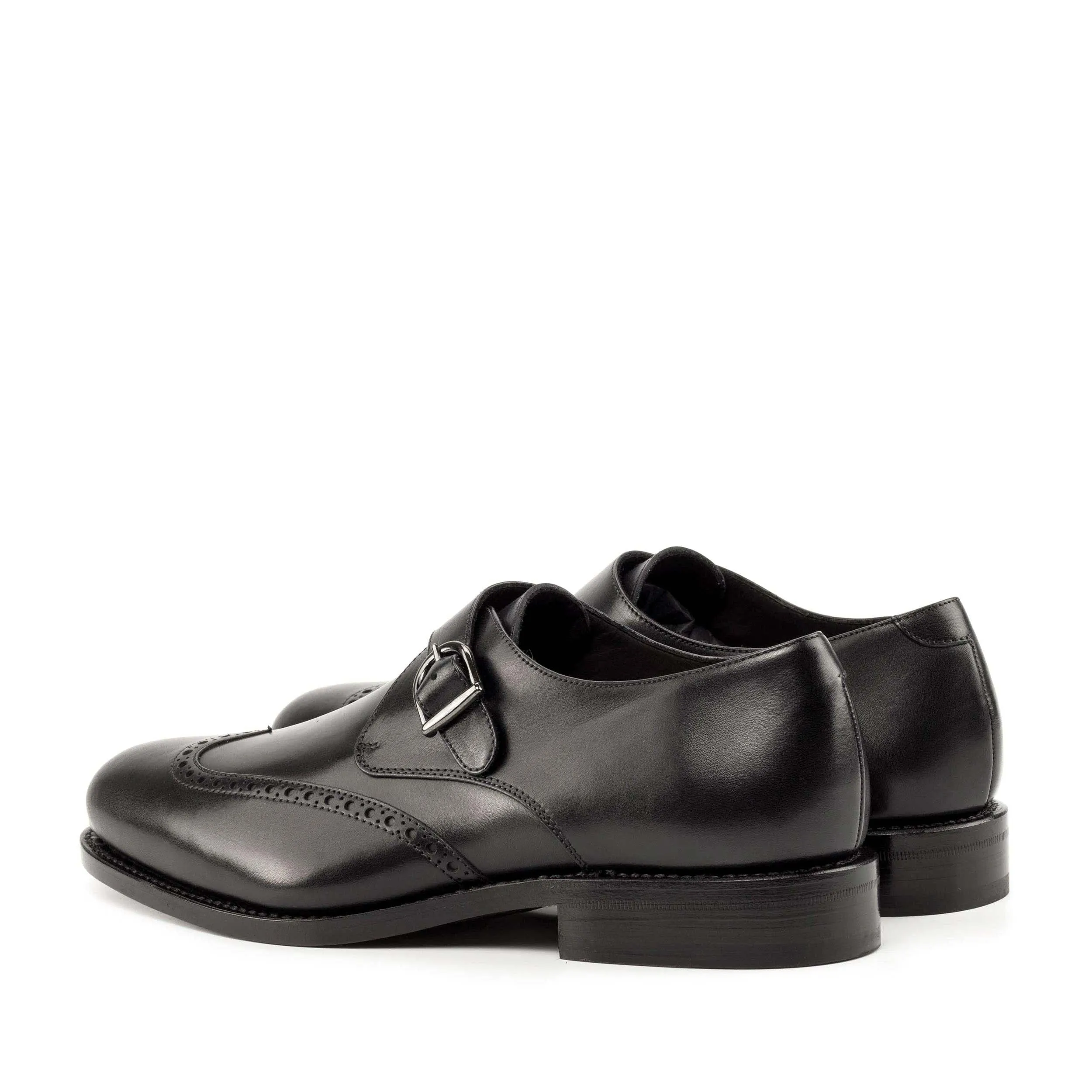 Single Monk black box calf