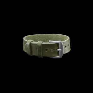 Single Pass Leather Watch Strap, 2-Keeper Pueblo Oliva