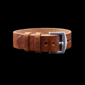Single Pass Leather Watch Strap, 2-Keeper Vintage 403