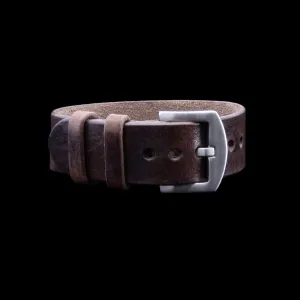 Single Pass Leather Watch Strap, 2-Keeper Vintage 405