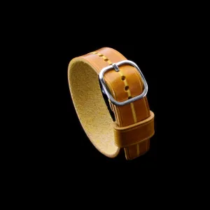 Single Pass Leather Watch Strap, Garrison |  Military 104