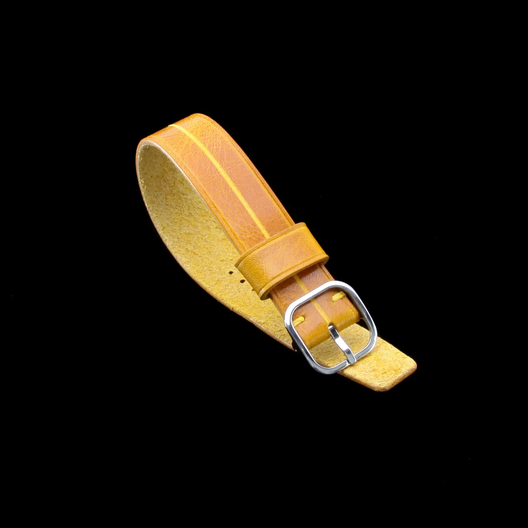 Single Pass Leather Watch Strap, Garrison |  Military 104