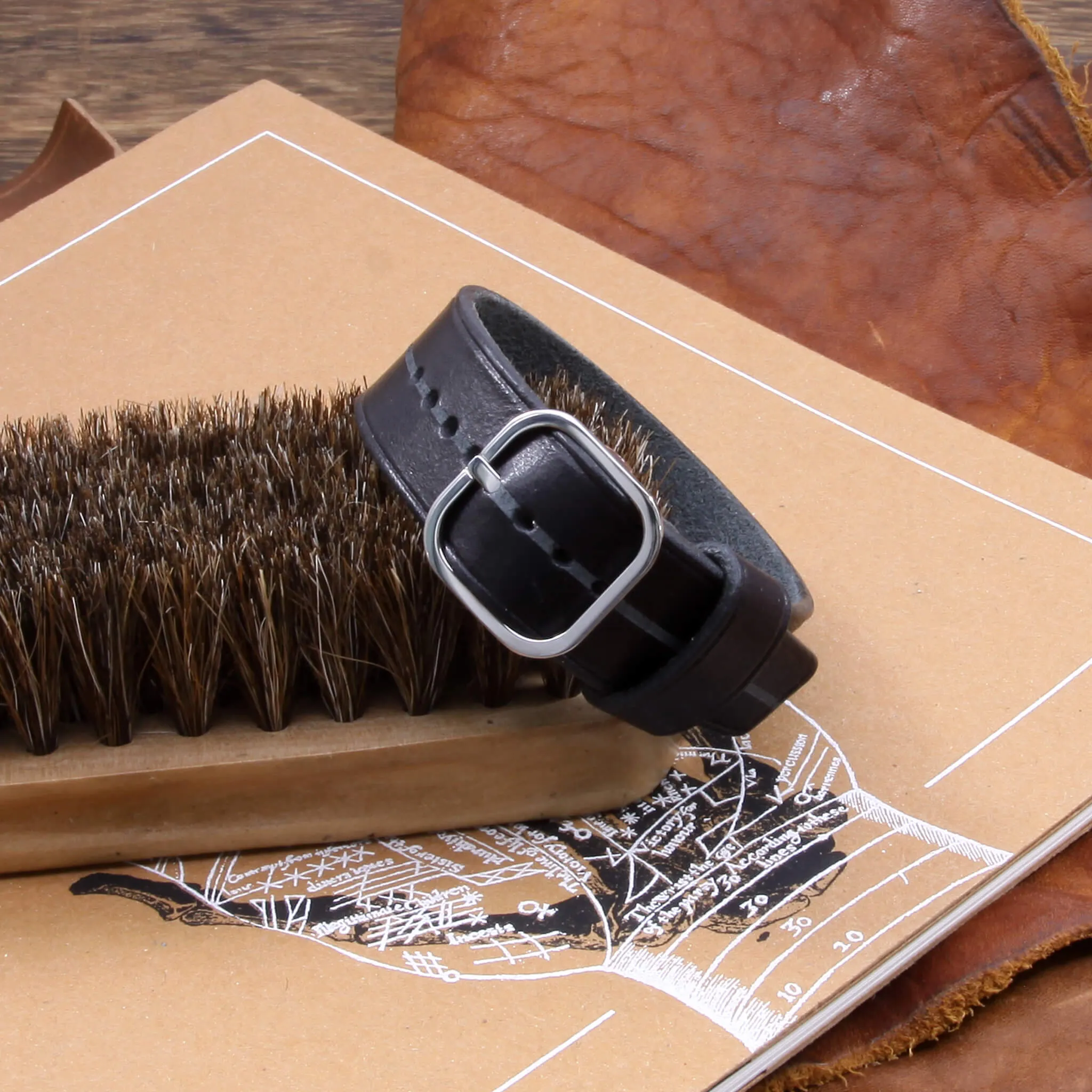 Single Pass Leather Watch Strap, Garrison | NERO