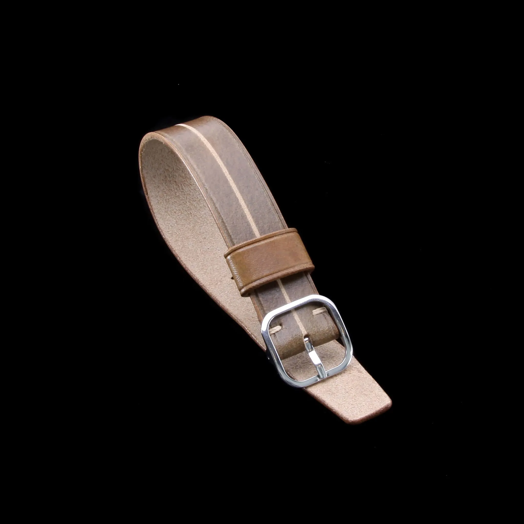 Single Pass Leather Watch Strap, Garrison |  Sequoia 104