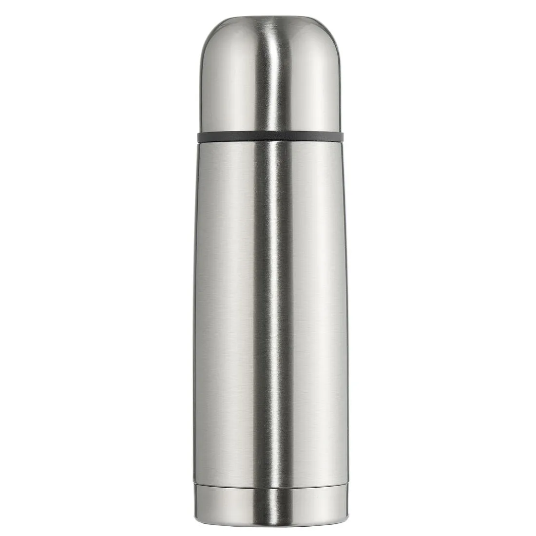 Stainless steel 0.7 L insulated bottle with cup for hiking - metal