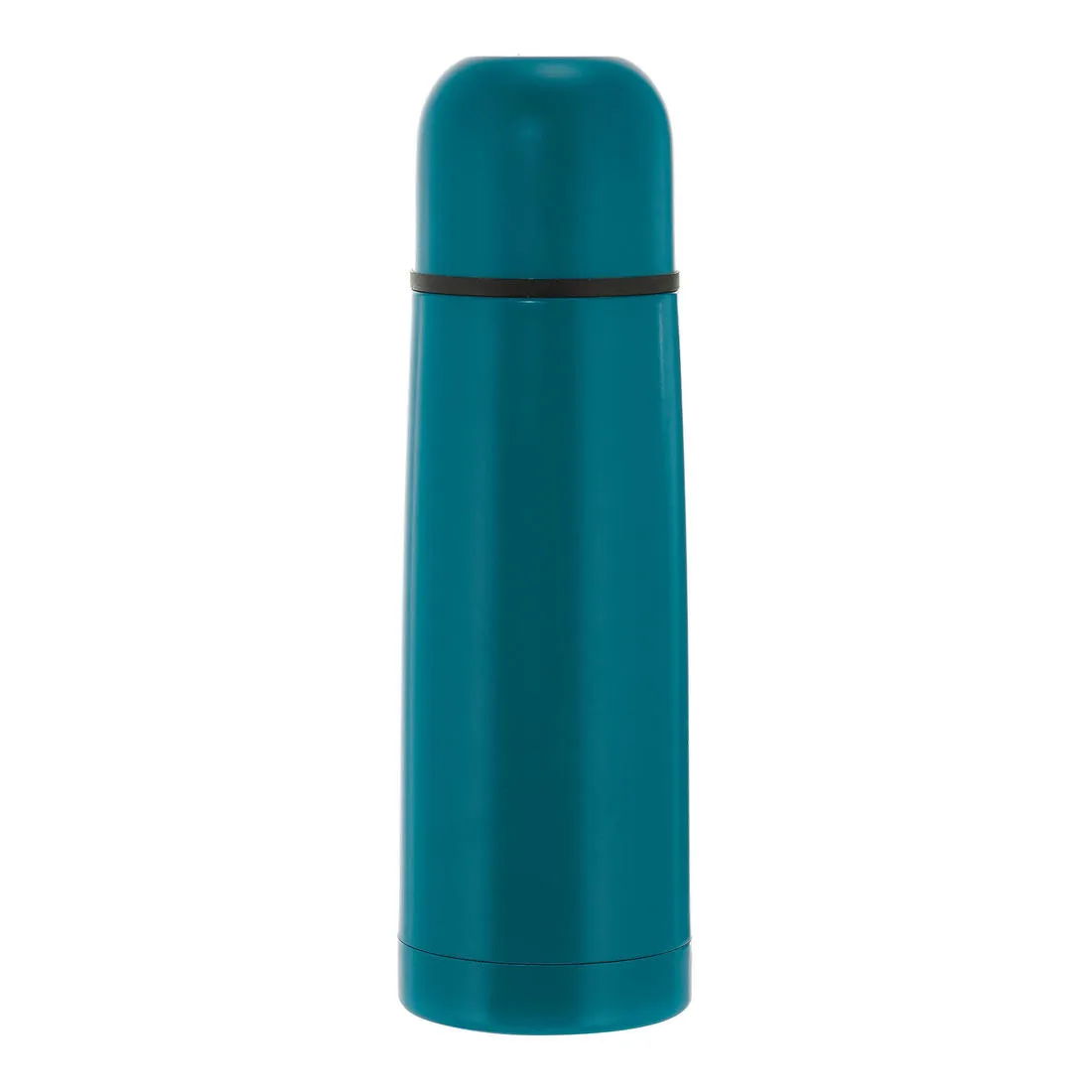 Stainless steel 0.7 L insulated bottle with cup for hiking - metal