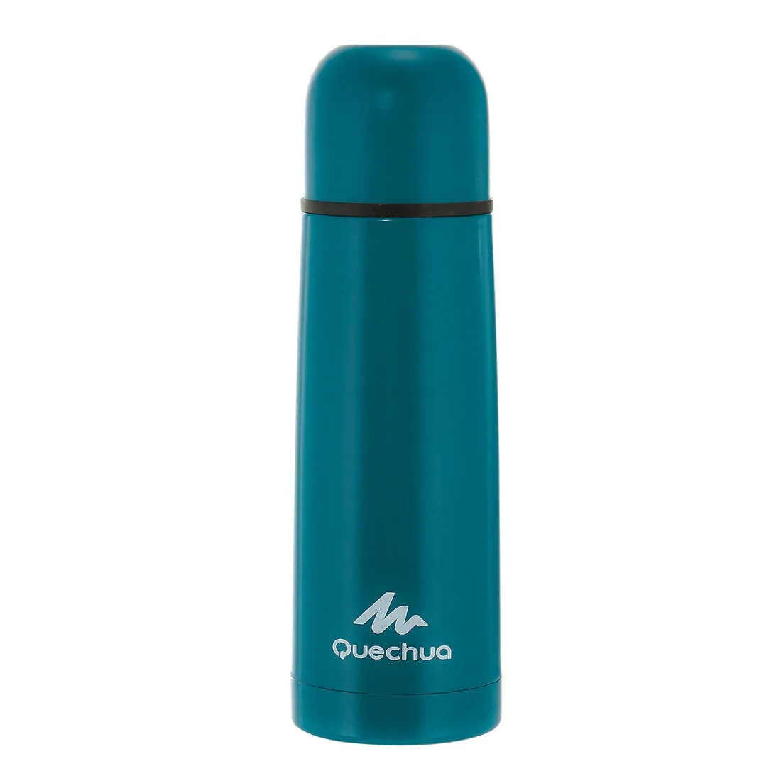Stainless steel 0.7 L insulated bottle with cup for hiking - metal