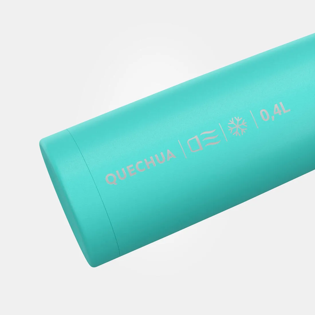 Stainless steel 0.7 L insulated bottle with cup for hiking - metal