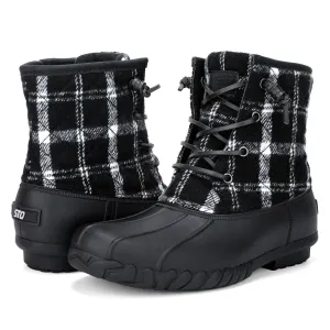STQ Duck Boots for Women Waterproof Winter Boots Quilted Snow Boots