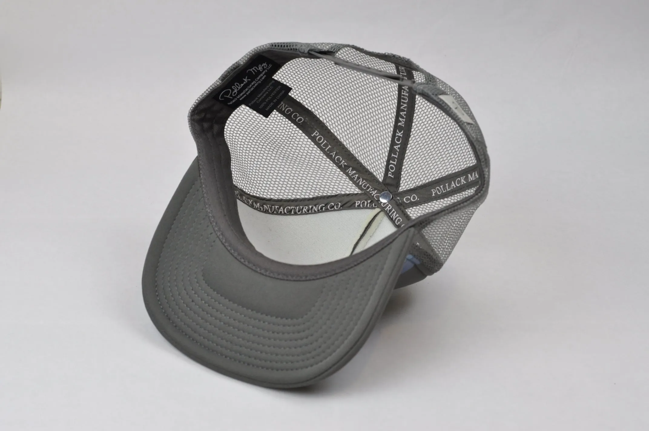 STRIPED GRAY TRUCKER