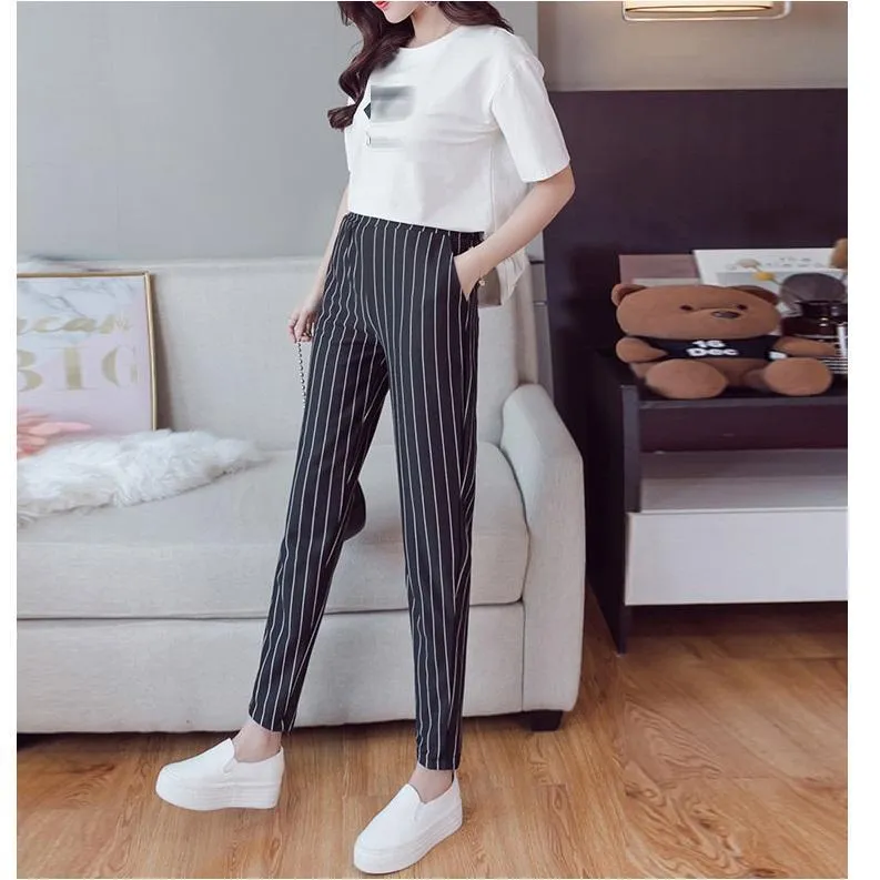 Striped Harem Pants