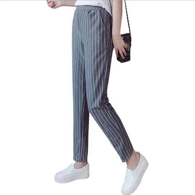 Striped Harem Pants