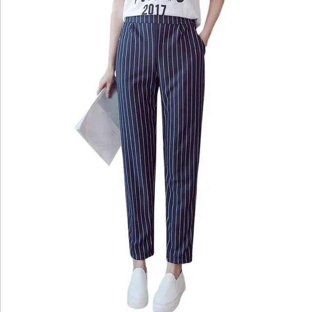Striped Harem Pants
