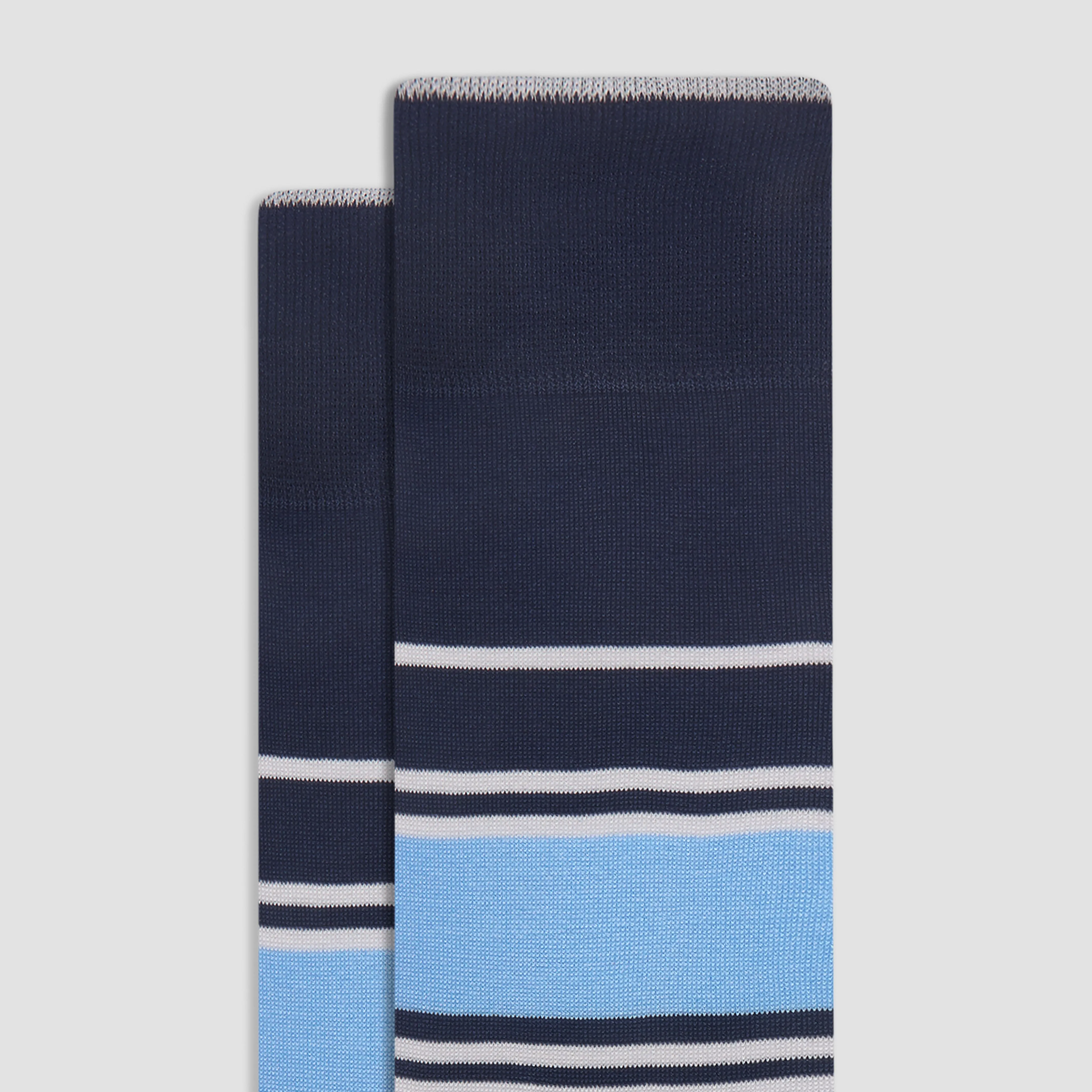 Striped Mid-Calf Socks