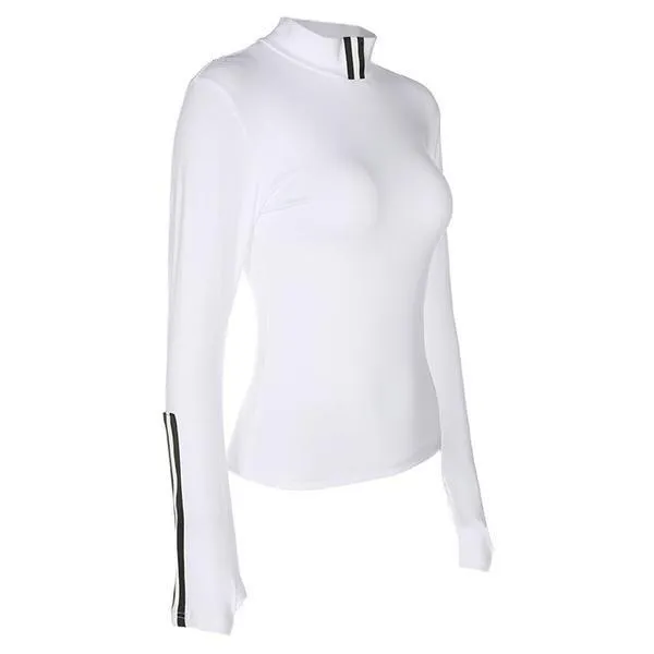 Striped Turtleneck Shirt
