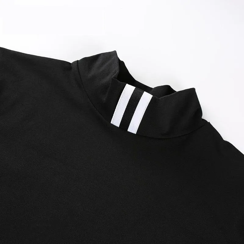 Striped Turtleneck Shirt