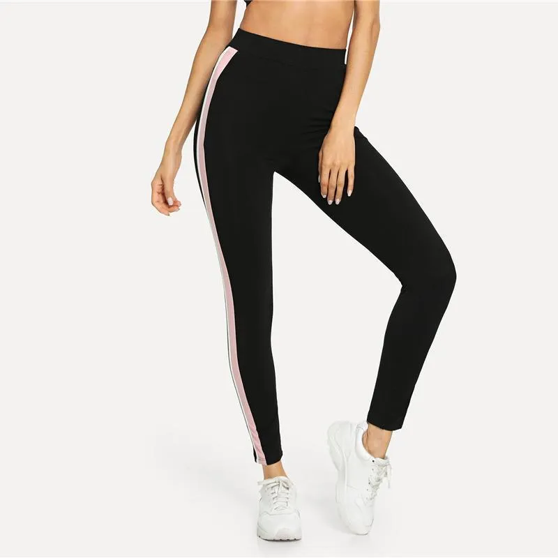 Striped Workout Leggings