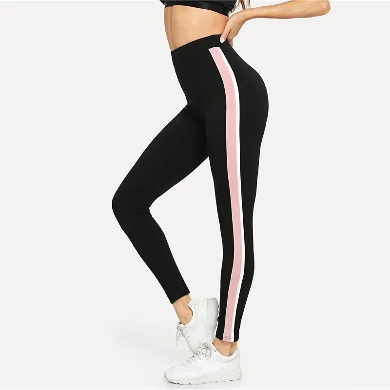 Striped Workout Leggings