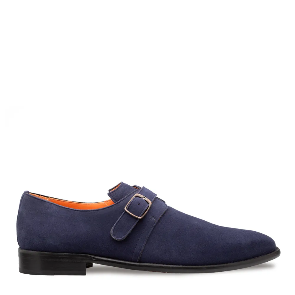 Suede Monk Strap