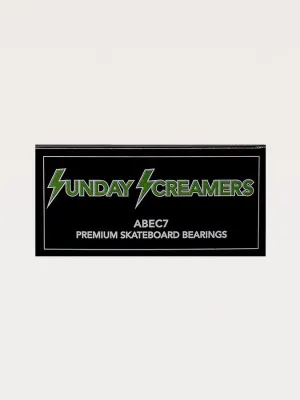 Sunday Hardware - Screamers - Shieldless - Abec 7 - Bearings - Grind Supply co - Bideford