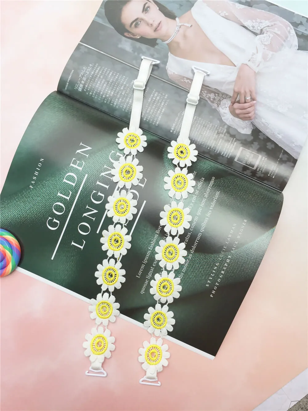 Sunflower Bra Strap