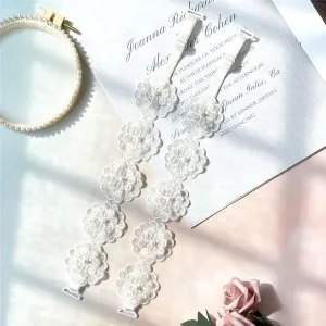 Sweet Flower Lace Bra Straps
