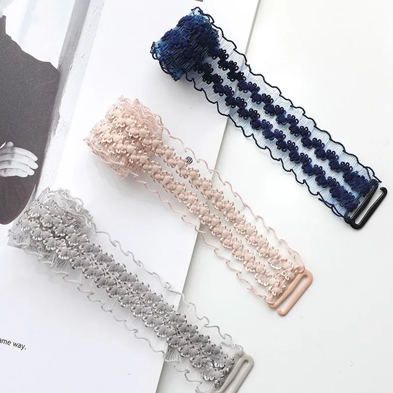 Sweet Lace Bra Straps 2cm Width