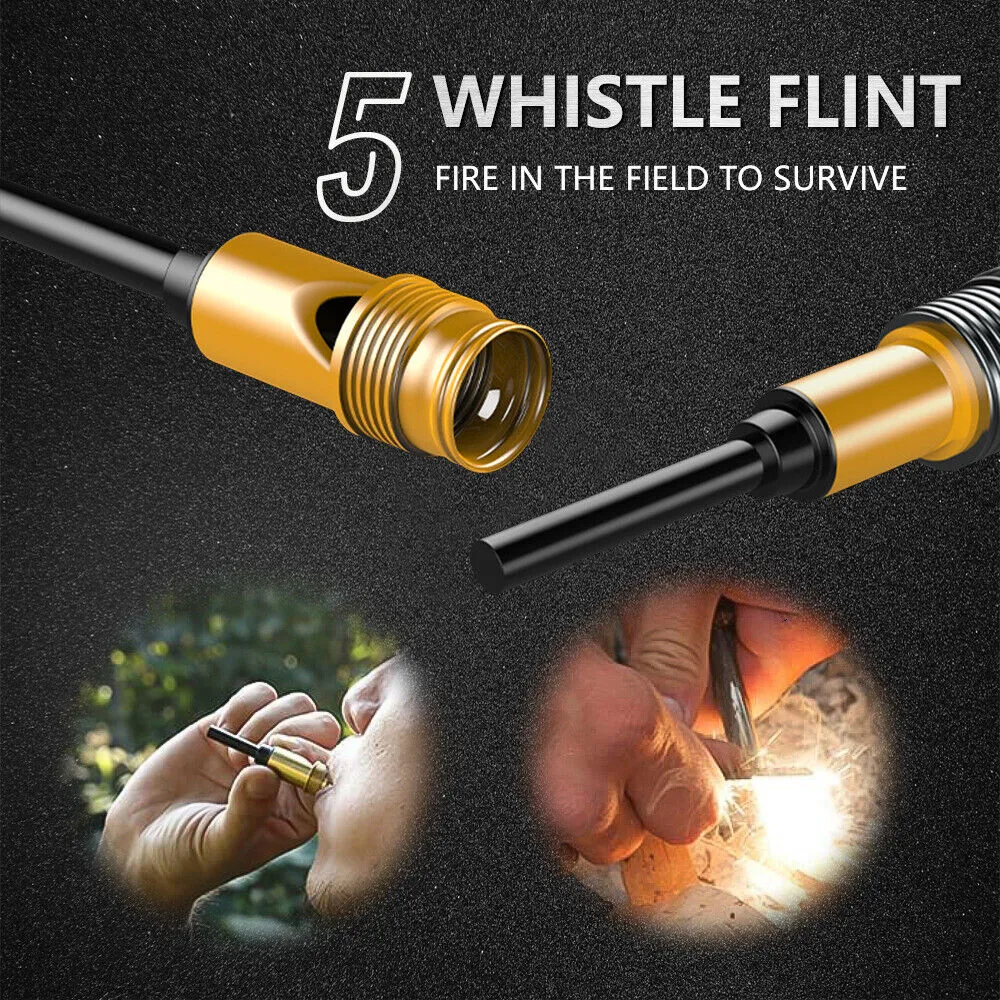 Tactical Trekking Pole for Hiking, Walking Cane Stick, Survival Alpenstock