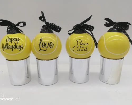 Tennis Ball Christmas Ornament
