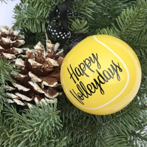 Tennis Ball Christmas Ornament