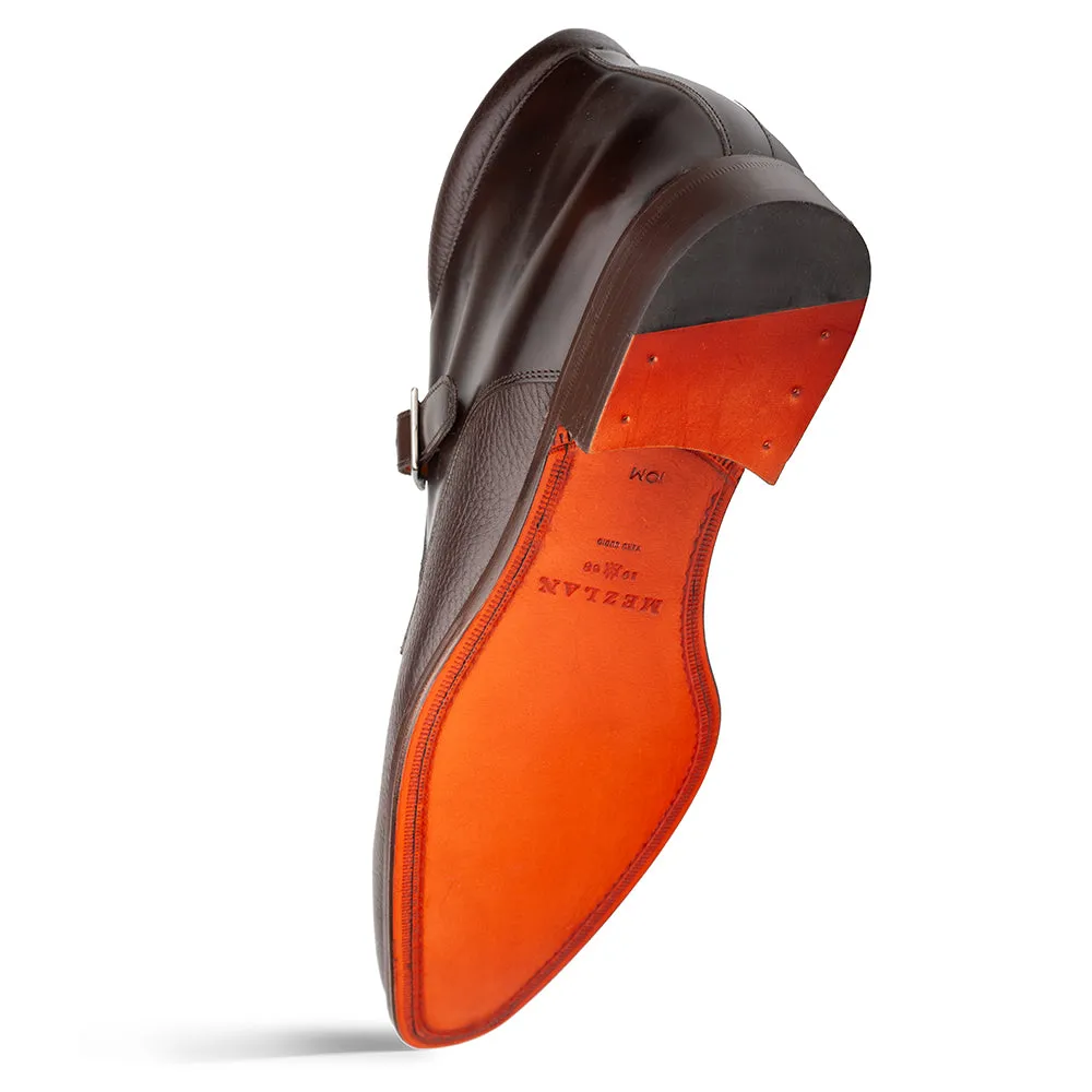Textured/Hi-Shine Calf Monk DemiBoot