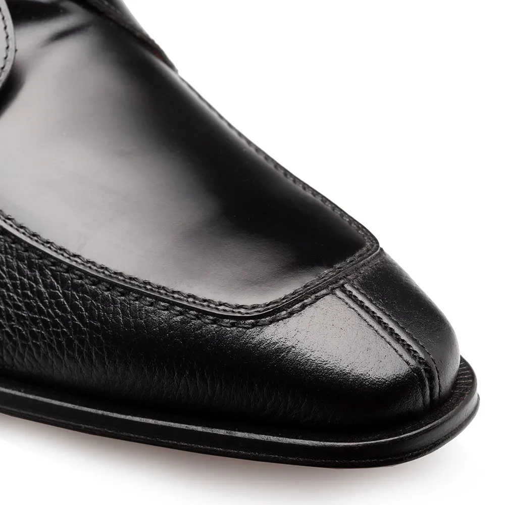 Textured/Hi-Shine Calf Monk DemiBoot