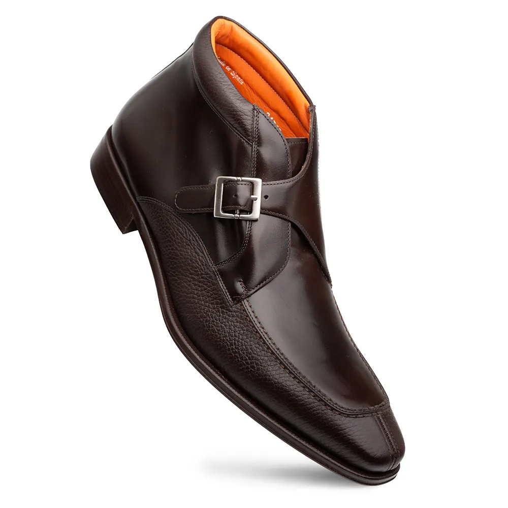 Textured/Hi-Shine Calf Monk DemiBoot