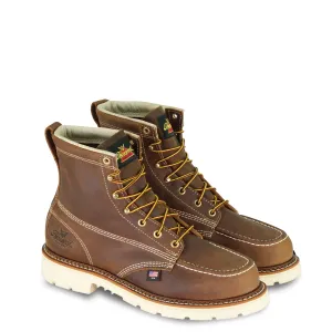 Thorogood 804-4375 Men's American Heritage 6" Trail Crazyhorse Leather Moc Toe MAXWear 90™ Steel Safety Toe Work Boot