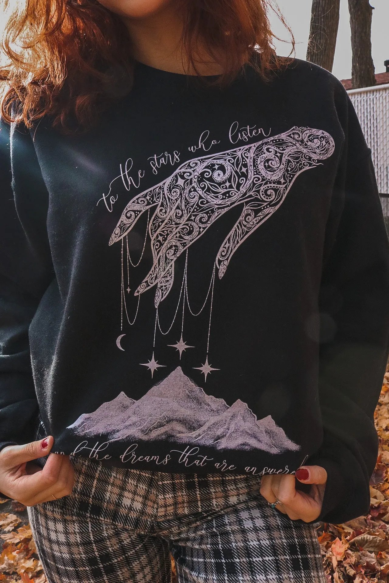 To The Stars printed crewneck