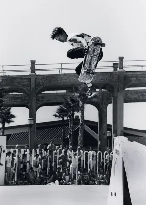 Tommy Guerrero Oceanside Pier Contest Jump Ramp 18x24" Print