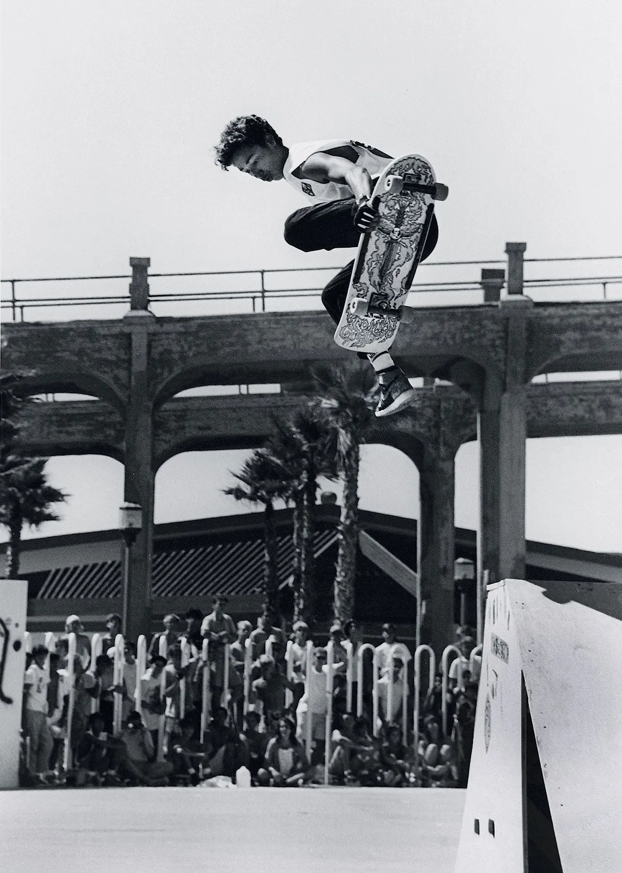Tommy Guerrero Oceanside Pier Contest Jump Ramp 18x24" Print