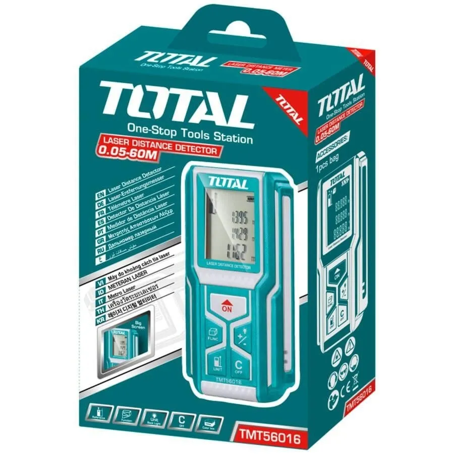 Total Laser Distance Detector 60m - TMT56016