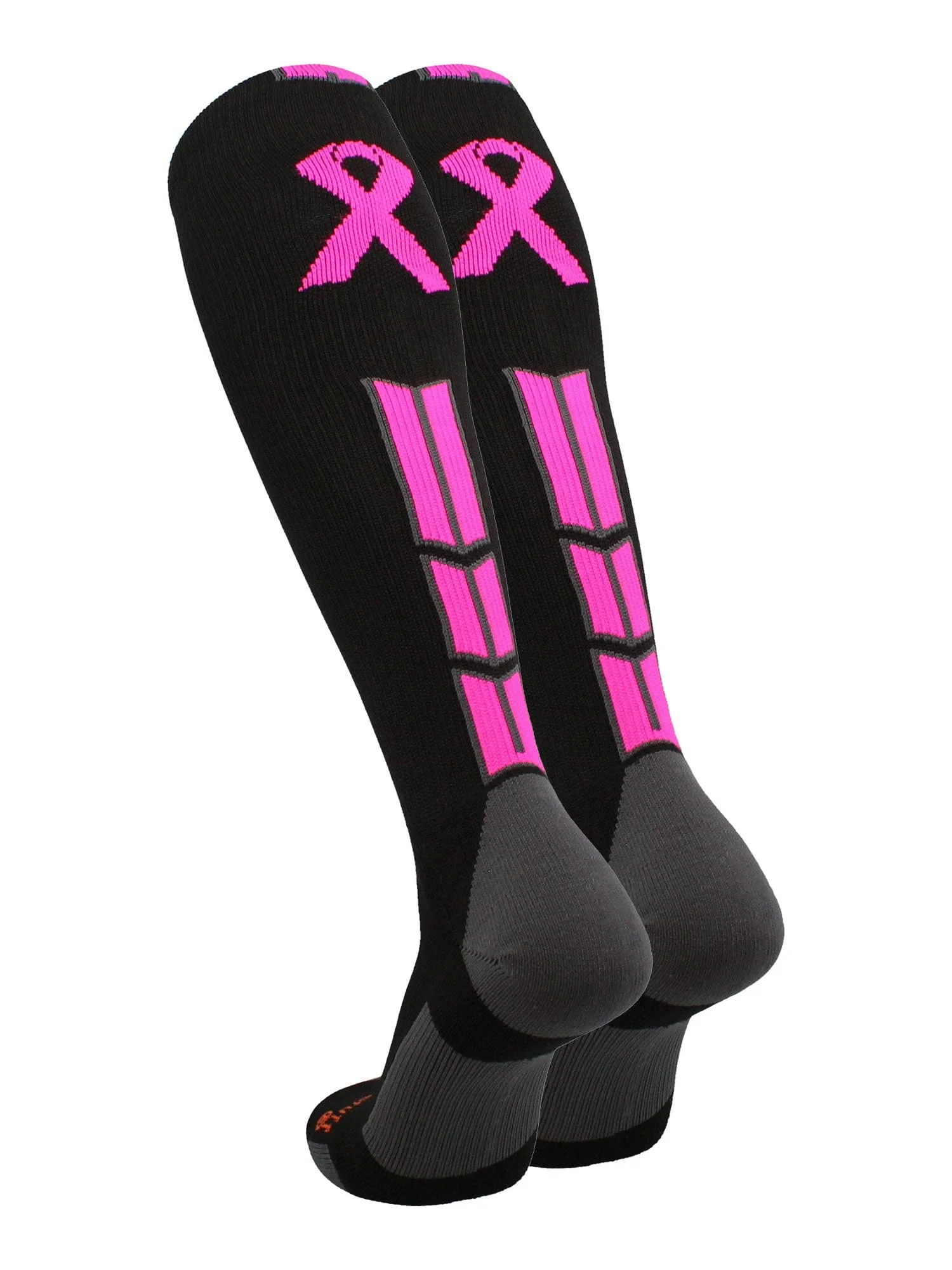 Triumph Pink Ribbon Breast Cancer Awareness Over the Calf Socks