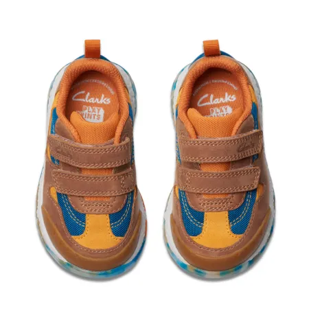 UK 5 Brown Stegosaurus Trainer