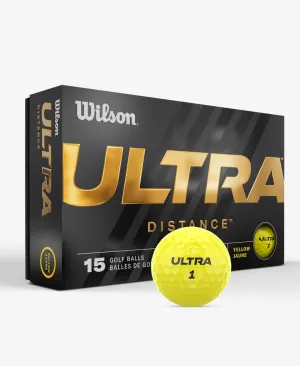 Ultra Distance Yellow Golf Balls