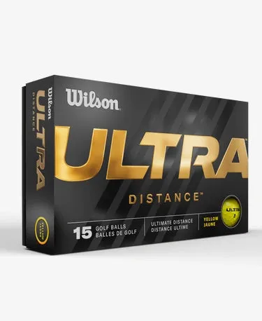 Ultra Distance Yellow Golf Balls