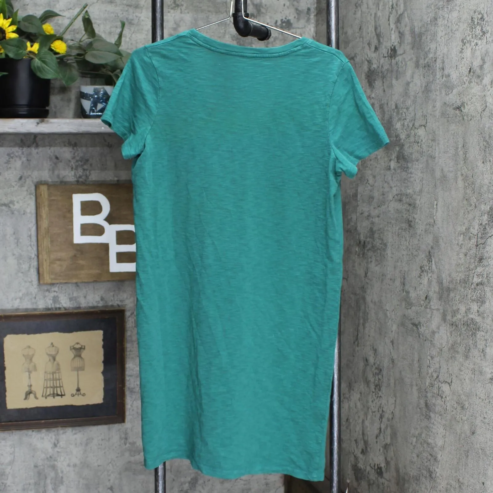 Universal Thread Women's Burnout Short Sleeve T-Shirt Dress