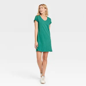 Universal Thread Women's Burnout Short Sleeve T-Shirt Dress