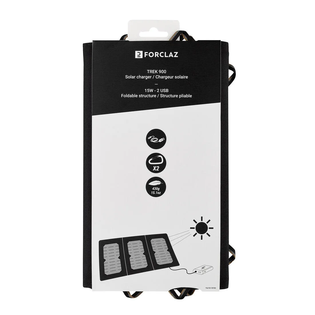 USB Solar Panel - 15W - SLR900