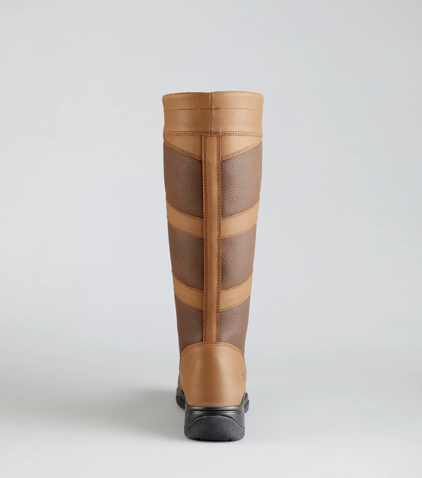 Vallenia Ladies Waterproof Country Boots Brown (Wide Calf)